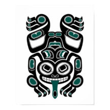 Grenouille d'arbre bleu et noir Haida
