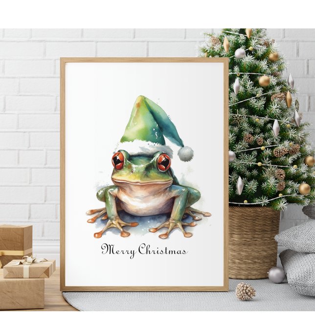 Poster Grenouille de Noël, coutume (Créateur téléchargé)