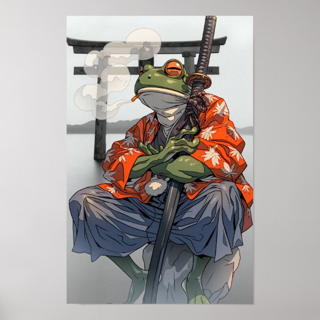 Poster Grenouille de Samurai (Devant)