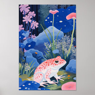 Poster Grenouille du jardin