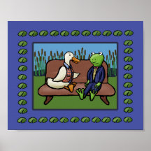 Grenouille et canard