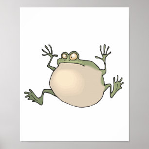 Poster grenouille grasse