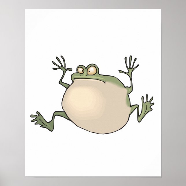 Poster grenouille grasse (Devant)