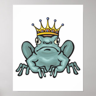 Poster grenouille princière