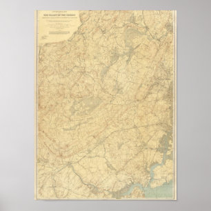 Poster Grès rouge, New Jersey 2