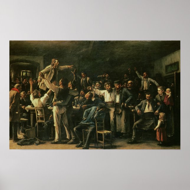 Poster Grève, 1895 (Devant)