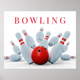 Poster Grève de Bowling