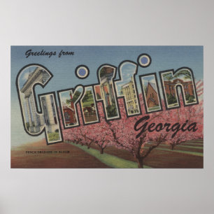 Poster Griffon, la Géorgie - grandes scènes de lettre