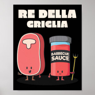 Poster Grill Barbecue Roi Du Grill