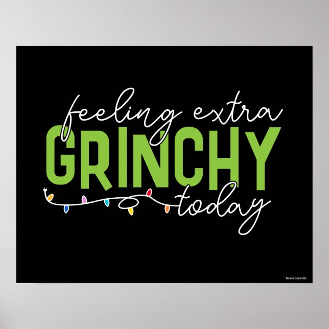 Poster Grille | Sentiment De Grinchy Supplémentaire Aujou (Devant)
