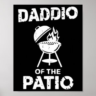 Poster Griller Funny Papa Bbq Fumeur Fumeur Porc Grill Ma