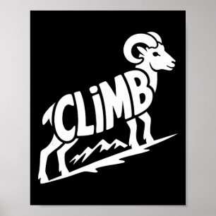Poster Grimper - Escalade et bloc Bighorn Ram W