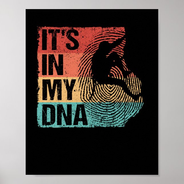 Poster grimpeur de rocher grimpeur de Boulder (Devant)