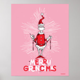 Poster Grinch Joyeux Grinchmas