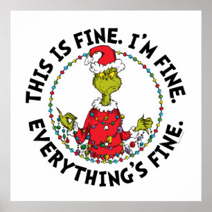 Poster Grinch   Tout va bien