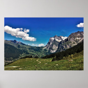 Poster Grindelwald Suisse