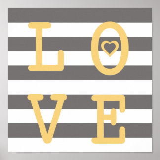 Poster Gris et blanc AIVE Nursering Wall Imprimer