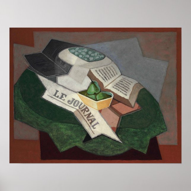 Poster Gris - La Moquette Verte (Devant)