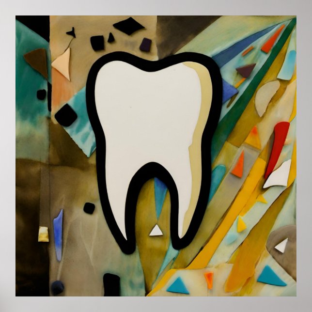 Poster Gris polychromatique (Devant)