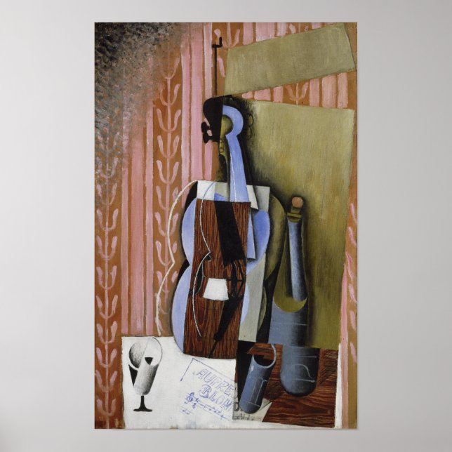 Poster Gris - Violon (Devant)