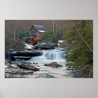 Poster Gristmill II de Glade Creek