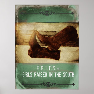 Poster Grit et Cowgirls
