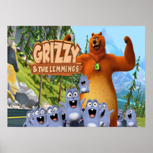 Poster Grizzy et les Lemmings