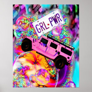 Poster GRL PWR - Puissance de fille