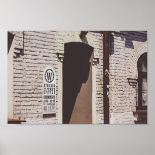 Poster Grodno Biélorussie Architecture Minimalisme