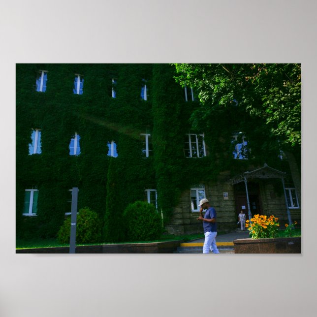 Poster Grodno Biélorussie Université d'architecture (Devant)