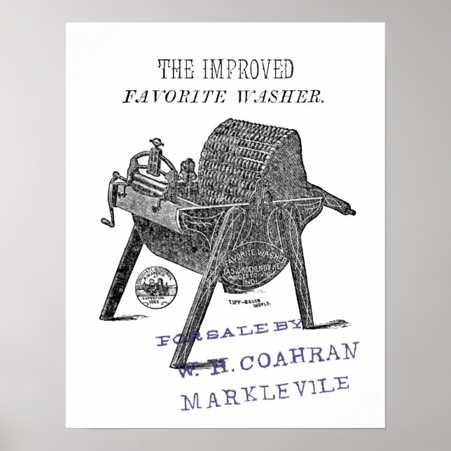 Poster Groenendyke Washer Middletown Indiana (Devant)