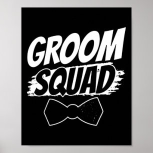 Poster Groom Squad Party dit Bachelor Mariage