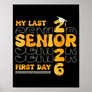 Poster Groovy Mon Dernier Premier Jour De Classe De 2026