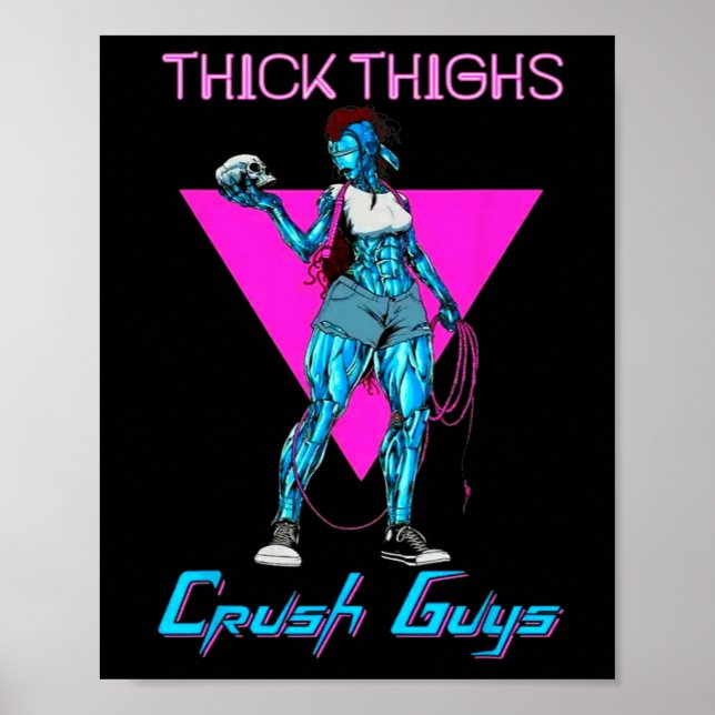 Poster Gros Coiffures Les Gars Broyeurs Poids Bodybuildin (Devant)