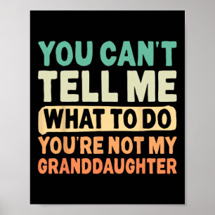 Poster Gros-Papy Amusant Art Pour Grand-Père Gramps Homme