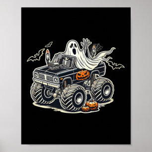 Poster Gros petits garçons Halloween Chemise Fantôme Skel