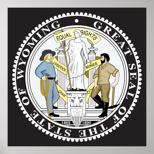 Poster Gros phoque du Wyoming (Devant)