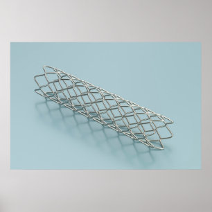 Poster Gros plan sur un stent médical
