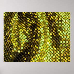 Poster Gros plan sur un textile à paillettes de style ann