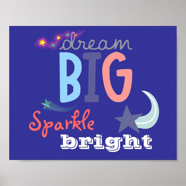 Poster Gros Rêve, Étincelle brillante (Devant)