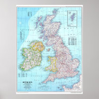 " Großbritannien : 1979 Britische Insel Karte ...