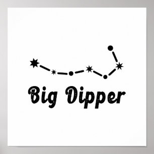 Poster Grosse Constellation de dipper Ursa Major