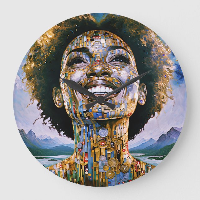 Poster Große Wanduhr (Vorderseite)