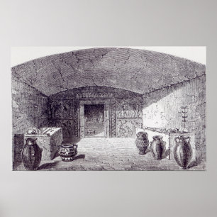 Poster Grotta Campana à l'heure de sa découverte