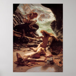 Poster Grotte De La Tempête Nymphes
