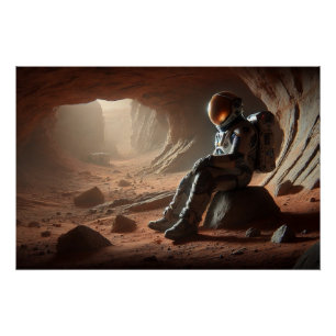 Poster Grotte de l'astronaute