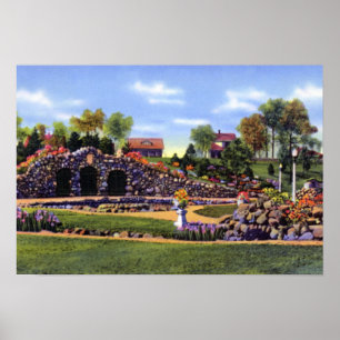 Poster Grotte de parc d'Anderson Indiana Shadyside
