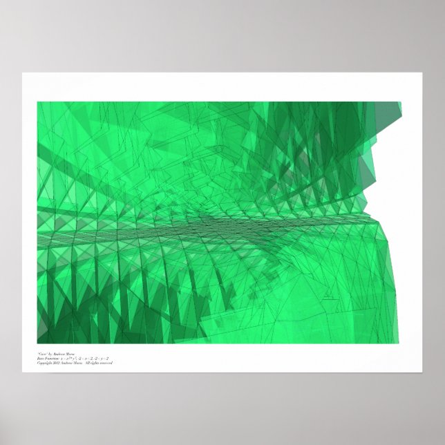 Poster Grotte - Expression programmatique (Devant)