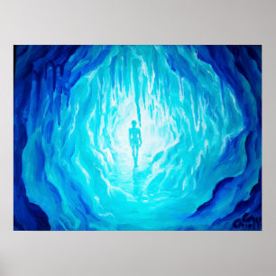Poster grotte gelée