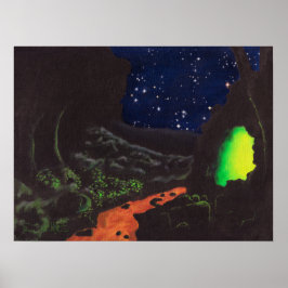 Poster Grotte luminescente : Imprimer